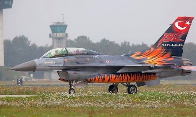 Истребитель F-16 турецких ВВС