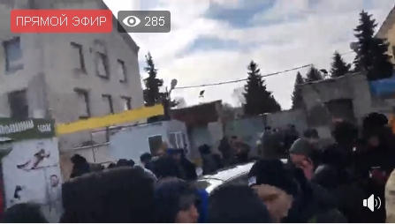 Центральный штаб "Нацкорпуса" в Киеве заблокировала полиция