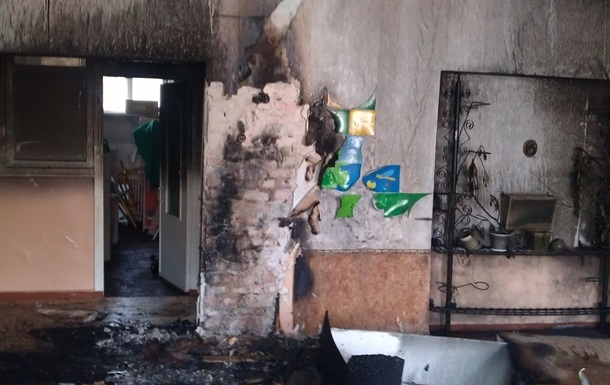 В Донецкой области горел детсад: есть пострадавшие