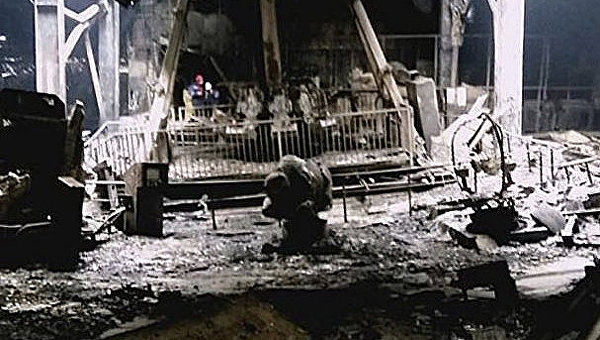 Найден очаг возгорания в ТЦ Кемерово  