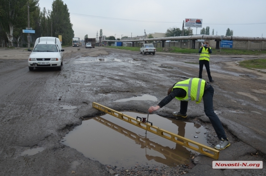 Дороги в Николаеве будут «латать»: в этом году на капремонт нет денег