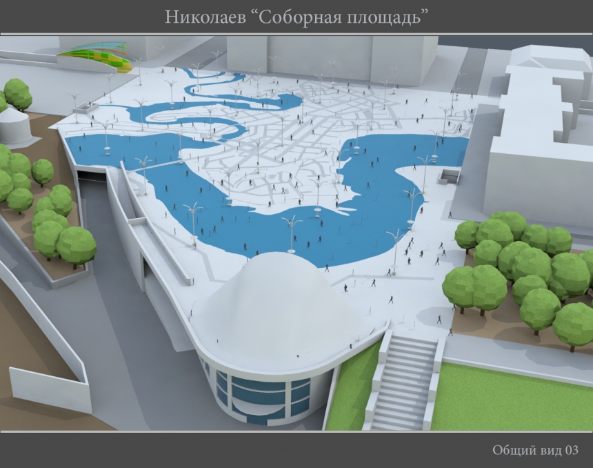 Реконструкции Соборной площади Николаева в этом году не будет