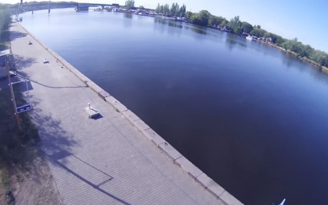 В Николаеве установили видеокамеру на набережной реки Ингул