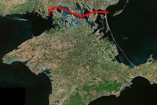 В Херсонской области планируется прорыть канал, чтобы сделать Крым островом