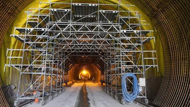 В Украине открыли Бескидский тоннель