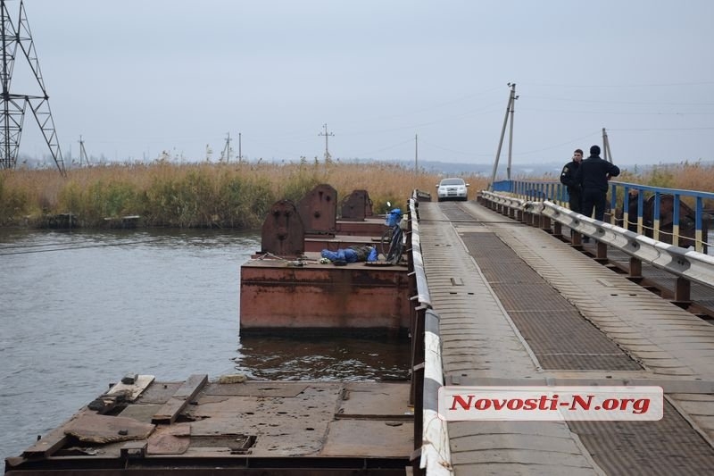 В Николаеве после жалобы отменили тендер на закупку понтонов для Аляудского моста 