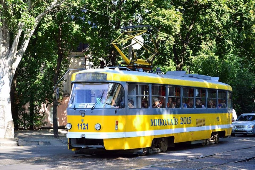 По Николаеву проедет трамвай с оркестром ВМС
