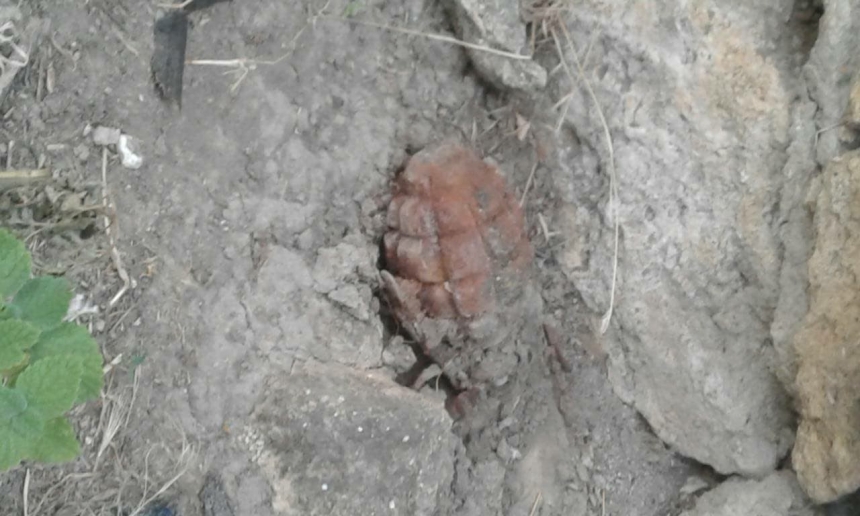 На Николаевщине рядом с частным домом обнаружена граната 