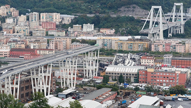 Обрушение моста в Генуе: пострадало два украинца