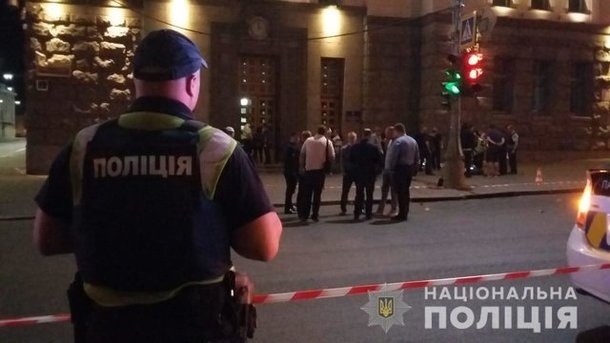 Появилось видео ликвидации стрелка в Харькове
