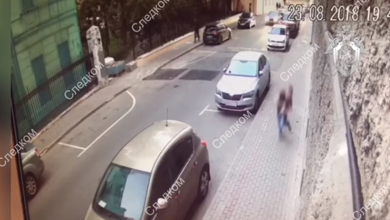 Опубликовано новое видео перестрелки с полицией в центре Москвы