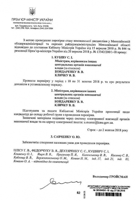 Комиссия, которую Гройсман прислал в Николаев, состоит из 70 человек — беспрецедентный случай