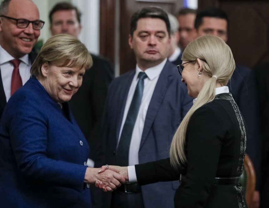 Юлия Тимошенко и Ангела Меркель