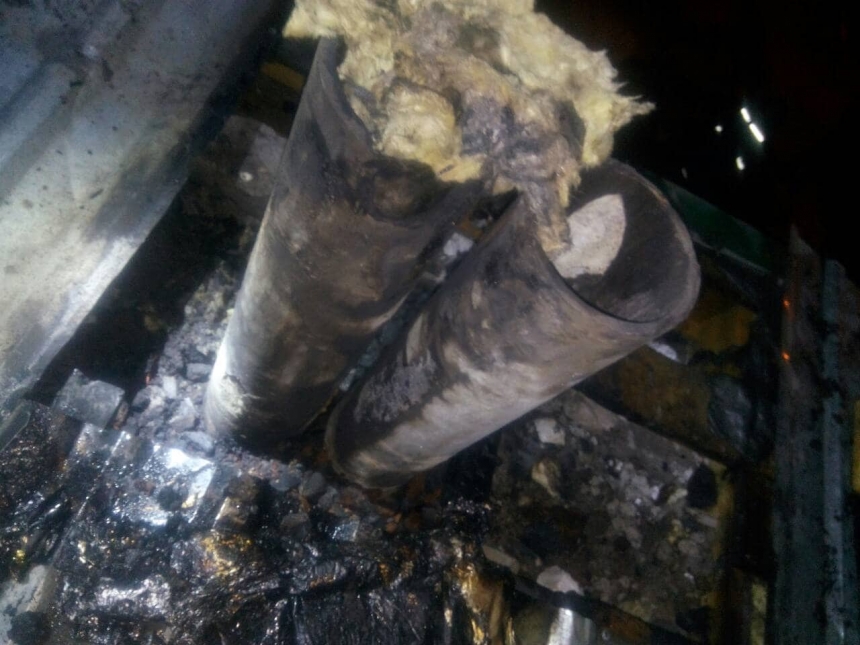 В Николаеве нарушение правил монтажа дымохода привело к пожару жилого дома