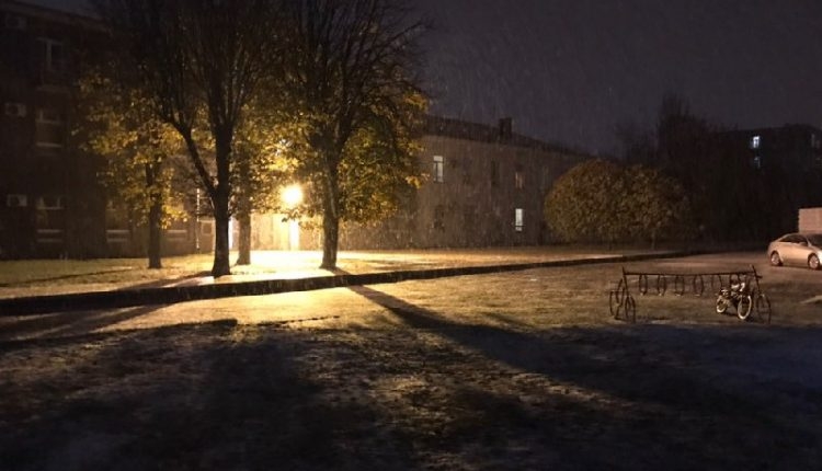 В Одессе начался сильный снегопад. ФОТО