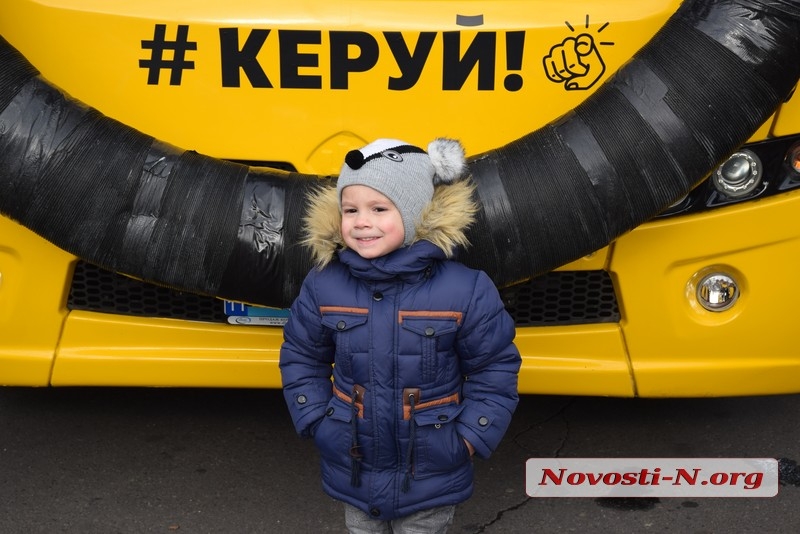 В Николаеве «автобус-призрак» нашел лучшего водителя Украины