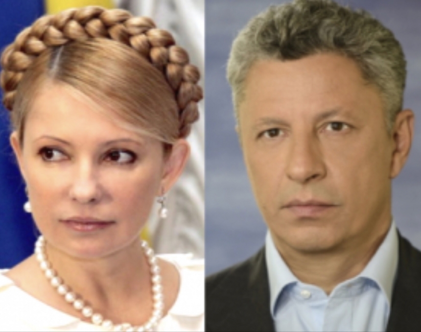 Тимошенко и Бойко оторвались от остальных в президентских рейтингах