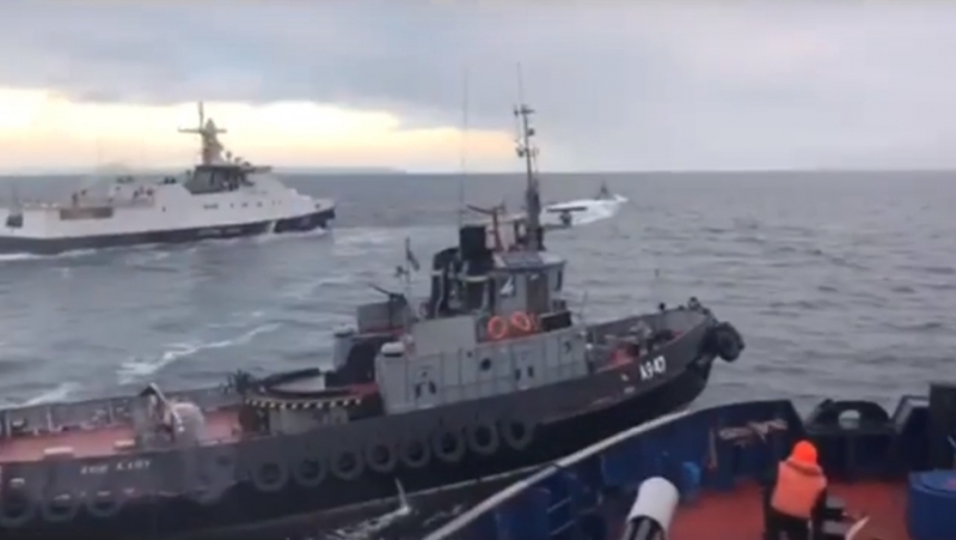 В ФСБ подтвердили факт обстрела и задержания украинских боевых кораблей