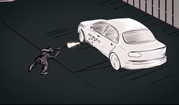 Появилось анимационное видео, как полицейские расстреливали друг друга в Княжичах