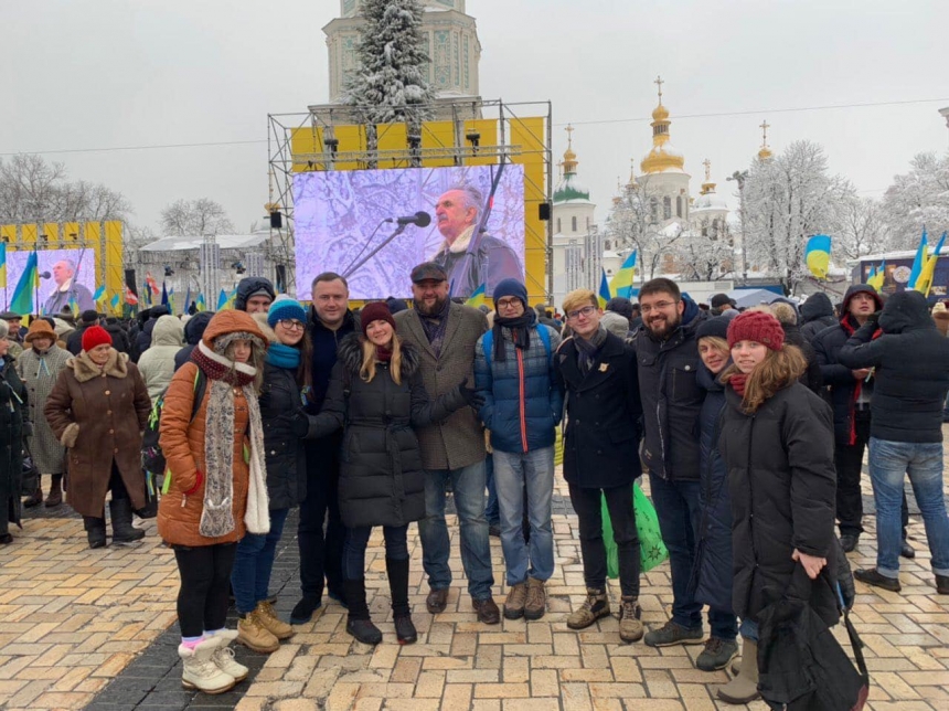 Николаевцы принимают участие в молебне за единую церковь на Софийской площади