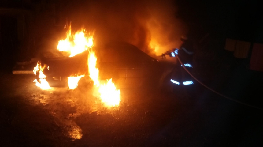 На Николаевщине сгорел автомобиль 