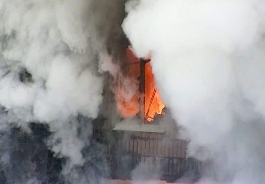 На Николаевщине горел жилой дом