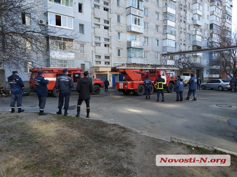 Пожар в николаевской 9-этажке: возгорание могло произойти по вине жильцов