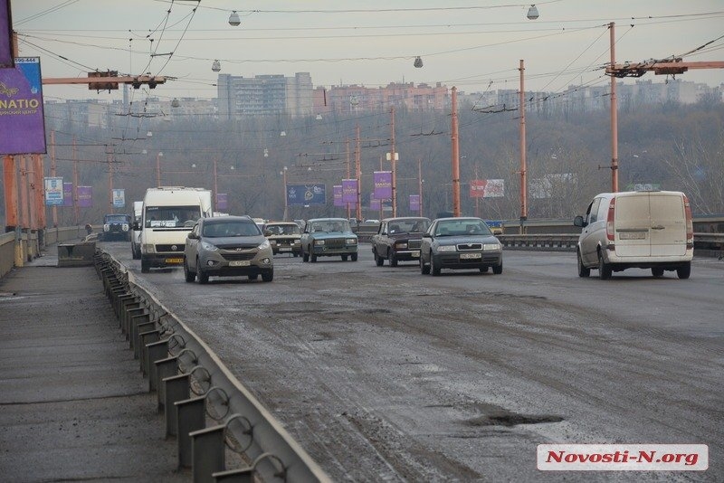 В понедельник в Николаеве разведут Ингульский мост