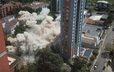 Появилось видео подрыва дома Пабло Эскобара в Колумбии
