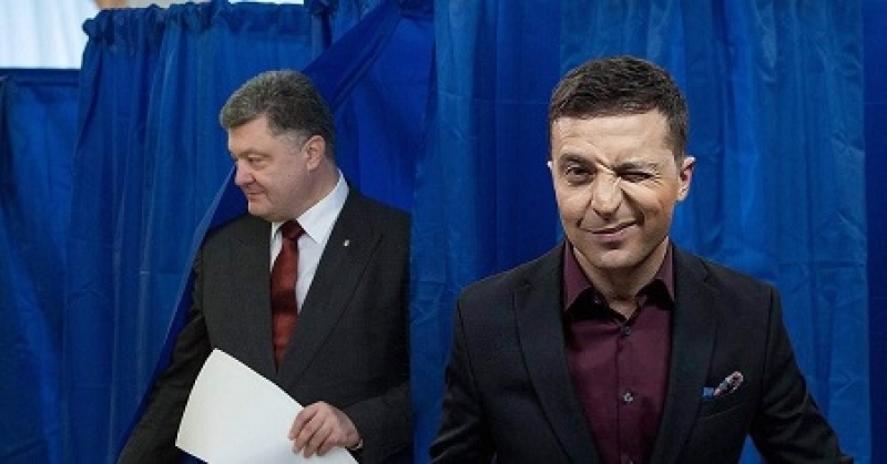 В выборах Президента Украины лидируют Зеленский и Порошенко, — экзитпол