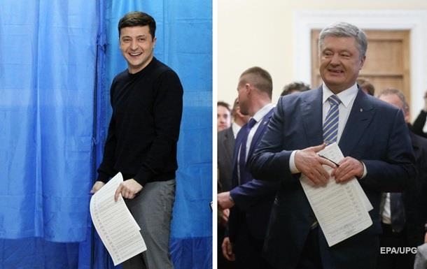 Выборы-2019: в Киеве Зеленский набрал больше, чем Порошенко 