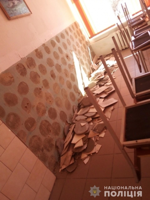 Под Киевом в школе на ученика рухнула плитка: мальчика увезла «скорая»
