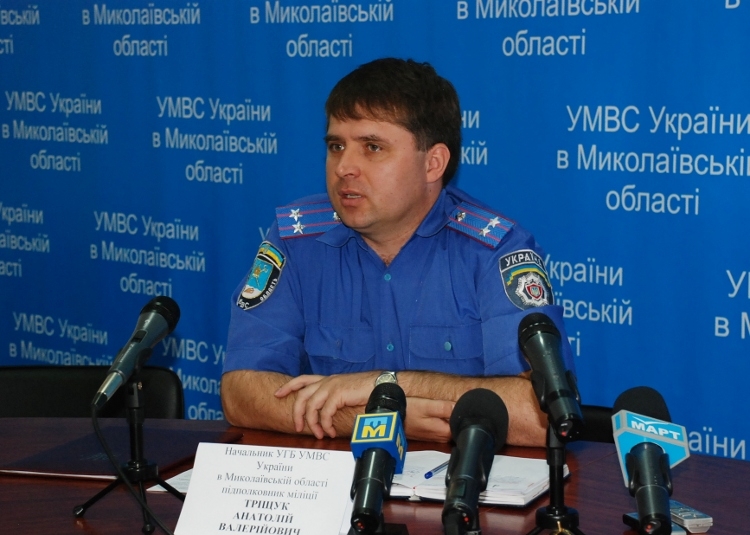 Начальник управления общественной безопасности УМВД Украины в Николаевской области Анатолий Трищук