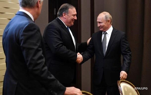В Сочи началась встреча Путина и Помпео