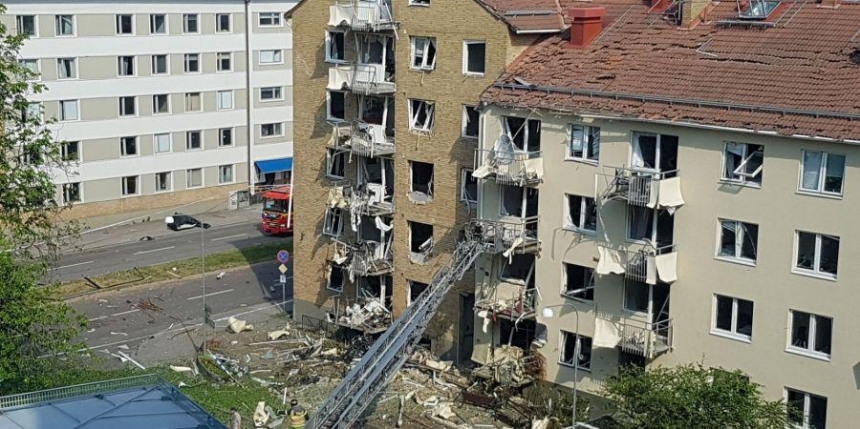В Швеции в жилом доме прогремел взрыв: 20 пострадавших