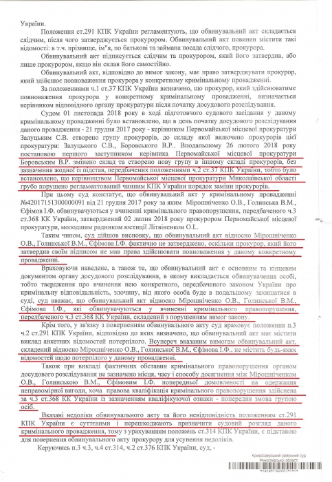 Суд вернул прокуратуре обвинительный акт в «деле о кожаном кресле» главы Кривоозерской РГА