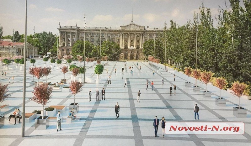 Петиция за отмену реконструкции площади Соборной не пользуется спросом у николаевцев