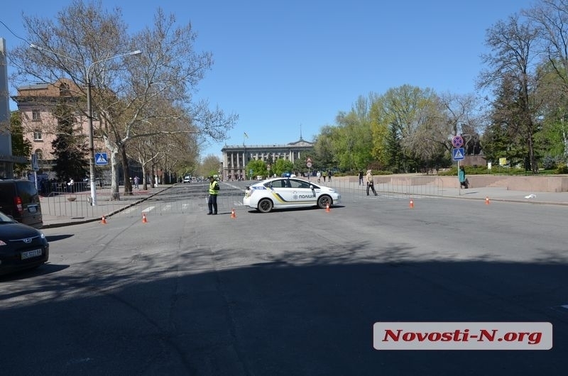 В Николаеве из-за реконструкции Соборной площади перекроют часть ул. Адмиральской