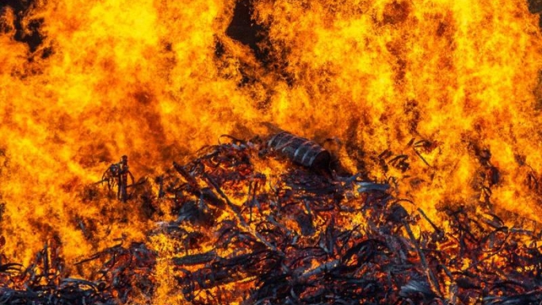 За сутки спасатели ликвидировали 10 пожаров на открытых территориях Николаевщины