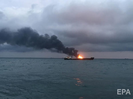 В Черном море загорелось и утонуло российское рыболовецкое судно