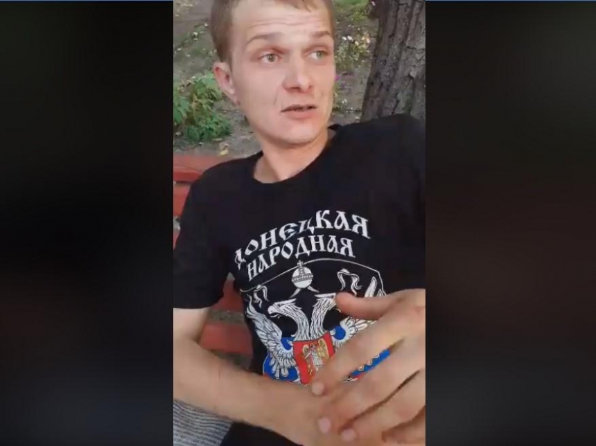 Ветеран АТО решил проучить пьяницу в футболке «ДНР», но за него заступились местные. ВИДЕО  