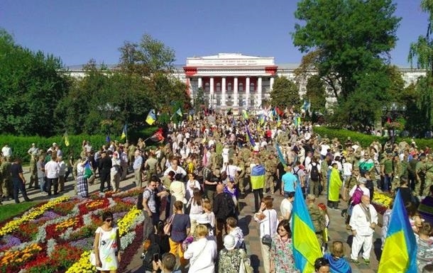 На праздновании Дня независимости в Киеве задержали три человека
