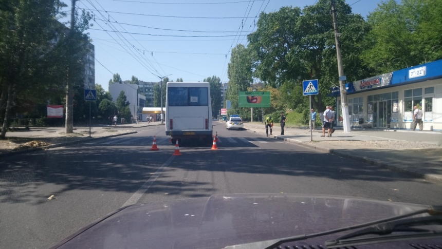 В Николаеве маршрутка сбила пенсионера