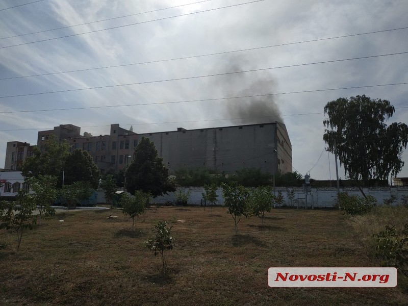 В Вознесенске уже несколько суток горит здание мясокомбината. ФОТО, ВИДЕО