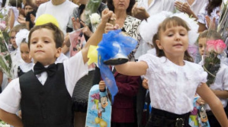 В школы Украины в нынешнем году пошли 433 тысячи первоклассников