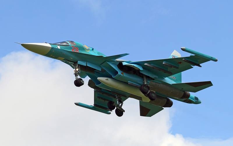 В России столкнулись два истребителя-бомбардировщика Су-34 