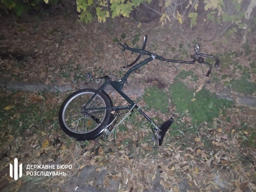 В ГБР завели дело на пьяного полицейского, который насмерть сбил велосипедиста под Кропивницким
