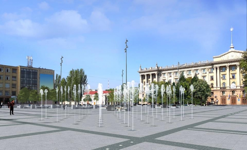 Фонтаны на Серой площади в Николаеве откроют 12 октября