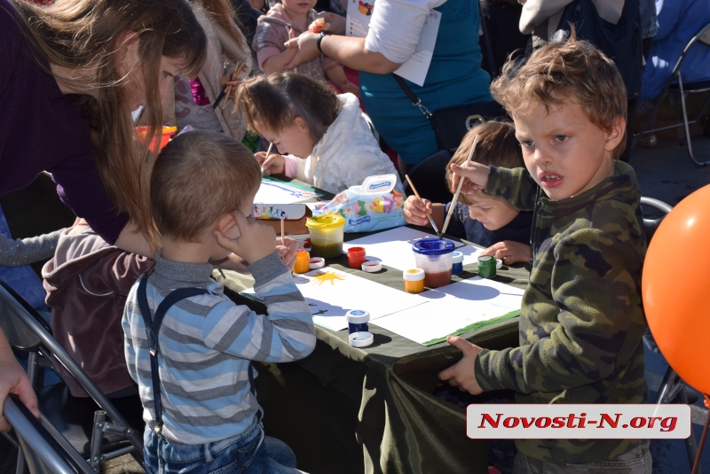 «Наши воины — не злые люди», - в Николаеве участники АТО провели детский квест «ЗахисТИ»