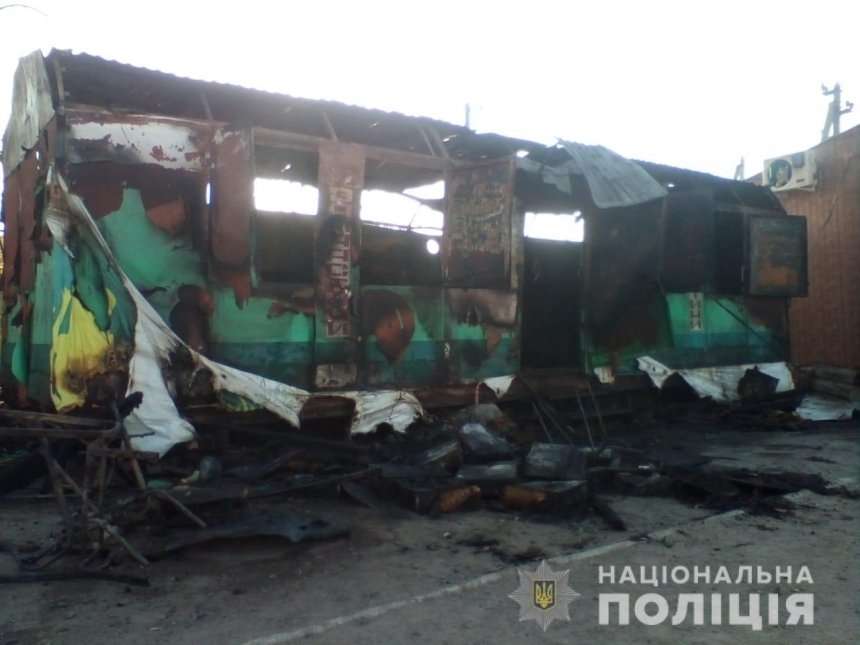 На Николаевщине кассир сама подожгла зал игровых автоматов и заявила о нападении